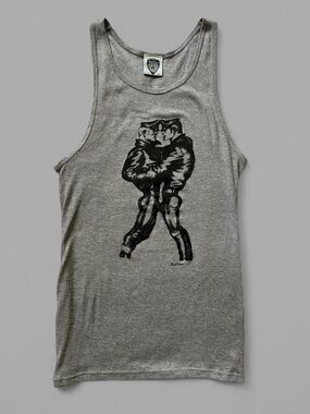Vintage 90’s Tom of Finland LGBTQ Gay Queer Leather Tank Top. Size L.